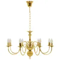 Lustre Doré 8 ampoules E14