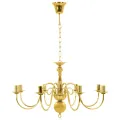 Lustre Doré 8 ampoules E14