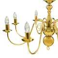 Lustre Doré 8 ampoules E14