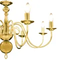 Lustre Doré 8 ampoules E14