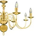 Lustre Doré 8 ampoules E14