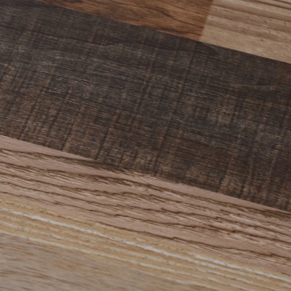 Planches de plancher PVC autoadhésif 2,51 m² 2 mm Multicolore