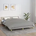 Couverture lestée Gris 220x240 cm 15 kg Tissu