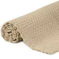 Tapis rectangulaire Naturel 120x180 cm Coton