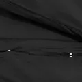 Ensemble de housse de couette Noir 155x220 cm Microfibre légère