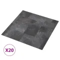 Planche plancher autoadhésive 20pcs PVC 1,86m² Structure à bois