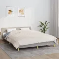 Couverture lestée Crème clair 220x240 cm 15 kg Tissu