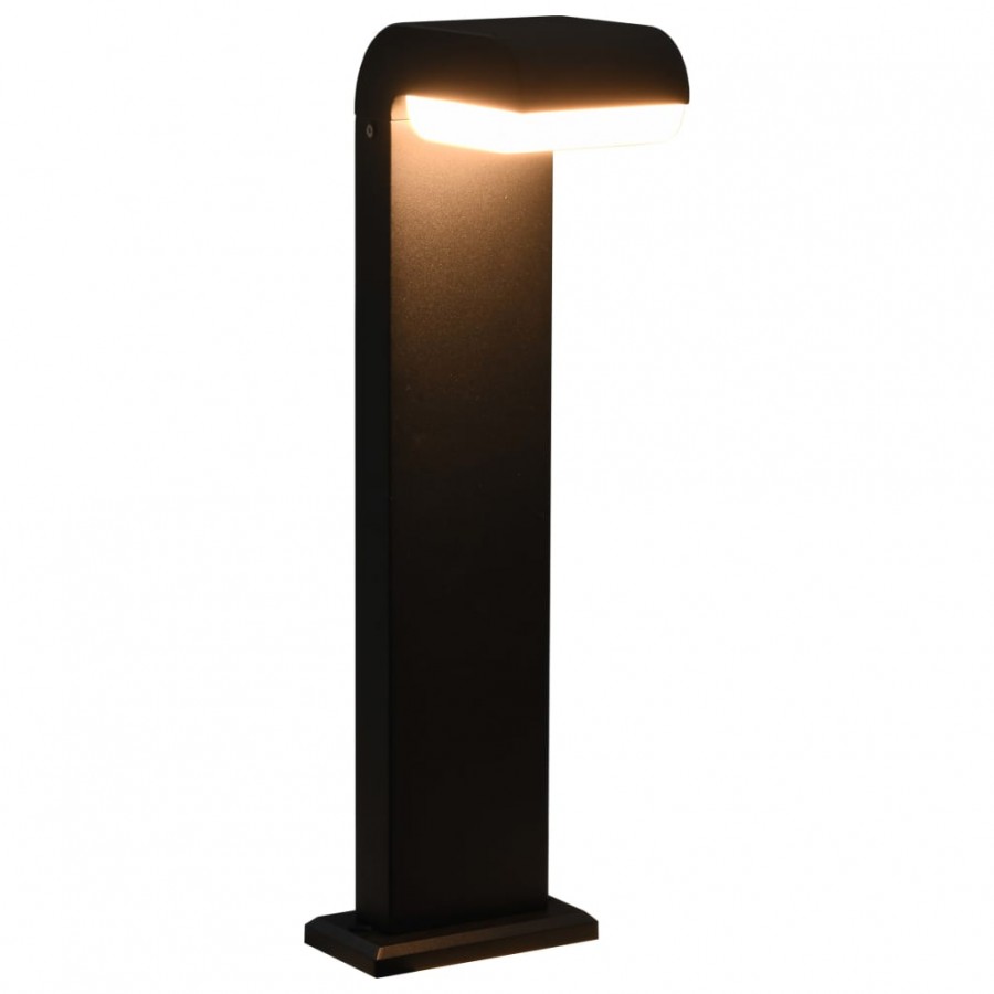 Lampe LED d'extérieur 9 W Noir Ovale