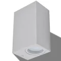 Appliques murales d'extérieur 2 pcs Carré vers le bas/haut