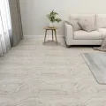 Planches de plancher autoadhésives 20 pcs PVC 1,86 m² Beige