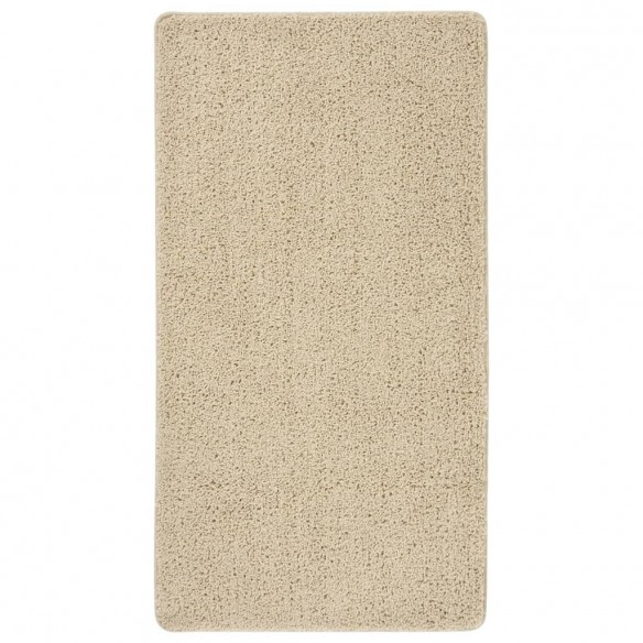 Tapis shaggy antidérapant Crème 80x150 cm