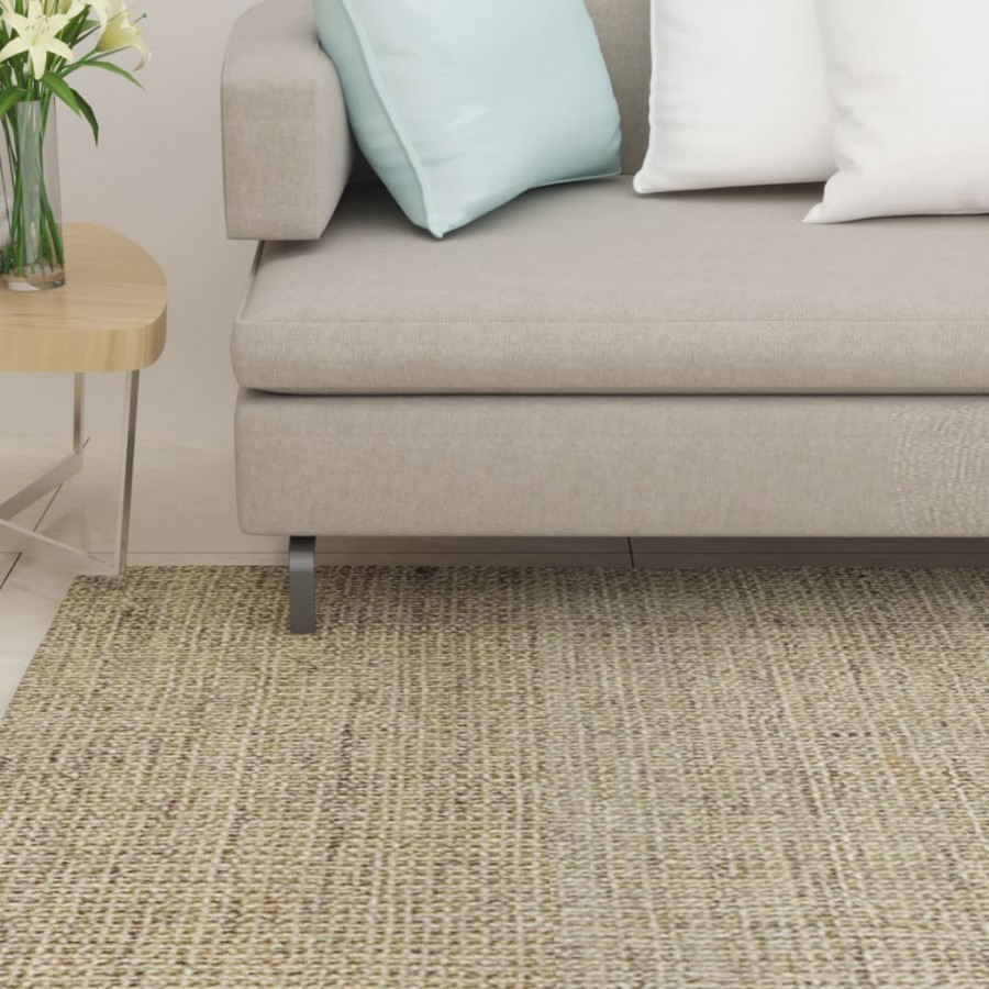 Tapis Sisal naturel 80x300 cm Vert