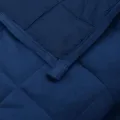 Couverture lestée Bleu 220x230 cm 11 kg Tissu