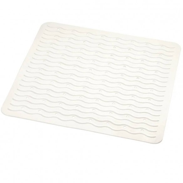 RIDDER Tapis de douche antidérapant Playa 54 x 54 cm Blanc 68401