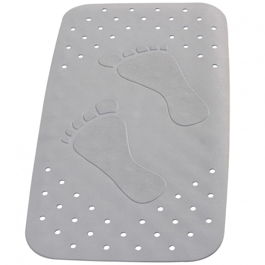 RIDDER Tapis de bain antidérapant Plattfuß 72 x 38 cm Gris 67087