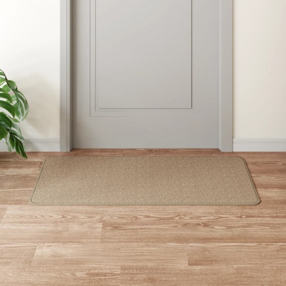 Tapis de couloir aspect sisal sable 50x100 cm