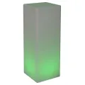 Eurotrail Lampadaire carré rechargeable à LED 80 cm