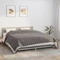 Couverture lestée Gris 235x290 cm 15 kg Tissu