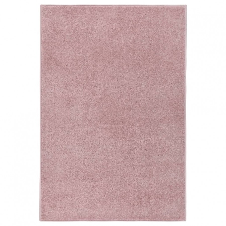 Tapis à poils courts 200x290 cm Rose