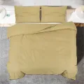 Ensemble de housse de couette Taupe 135x200 cm Coton