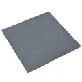 Carreaux de protection antichoc 12pcs Caoutchouc 50x50x3cm Gris