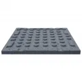 Carreaux de protection antichoc 12pcs Caoutchouc 50x50x3cm Gris