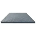Carreaux de protection antichoc 12pcs Caoutchouc 50x50x3cm Gris