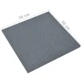 Carreaux de protection antichoc 12pcs Caoutchouc 50x50x3cm Gris