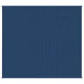 Couverture lestée Bleu 220x235 cm 15 kg Tissu