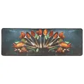 Tapis de cuisine multicolore 60x180 cm lavable antidérapant