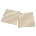 Planches de plancher autoadhésives 20 pcs PVC 1,86m² Beige rayé