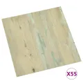 Planches de plancher autoadhésives 55 pcs PVC 5,11 m² Marron