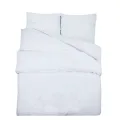 Ensemble de housse de couette Blanc 200x220 cm Microfibre