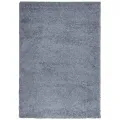 Tapis shaggy à poils longs moderne bleu 160x230 cm