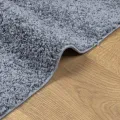 Tapis shaggy à poils longs moderne bleu 160x230 cm