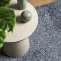 Tapis shaggy à poils longs moderne bleu 160x230 cm