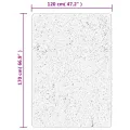 Tapis shaggy à poils longs moderne doré 120x170 cm