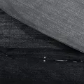 Ensemble de housse de couette gris foncé 200x200 cm Coton