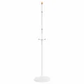 Porte-manteau blanc 177 cm fer enduit de poudre