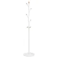 Porte-manteau blanc 177 cm fer enduit de poudre