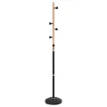 Porte-manteau noir 177 cm fer enduit de poudre