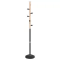 Porte-manteau noir 177 cm fer enduit de poudre