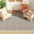 Tapis intérieur extérieur à poils courts 190x300cm antidérapant