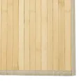 Tapis rectangulaire naturel clair 60x300 cm bambou