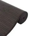 Tapis rectangulaire marron foncé 100x1000 cm bambou