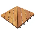 Carreaux de terrasse 10 pcs 30x30 cm Bois d'acacia solide