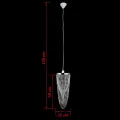 Lustre suspendu Crystal 22 x 58 cm