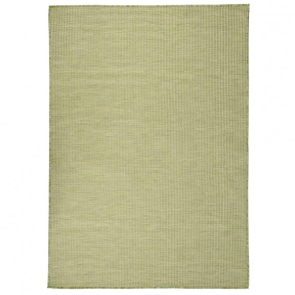 Tapis à tissage plat d'extérieur 200x280 cm Vert