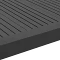 Cornière de terrasse 5 pcs WPC 170 cm Noir