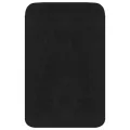 Tapis de salle de bain 2 pcs Tissu Anthracite
